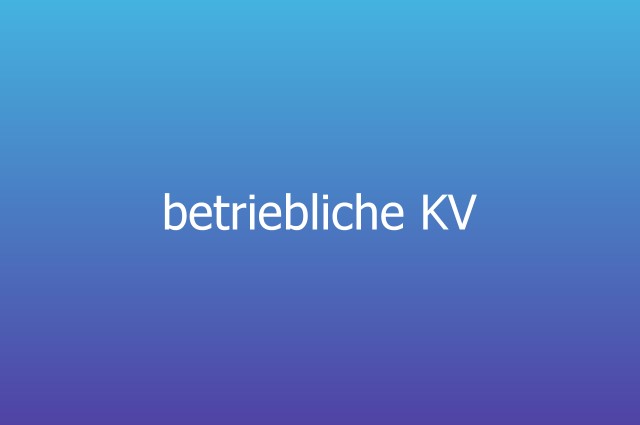 betriebliche kv