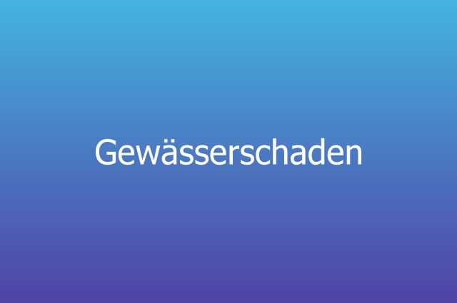 gewaesserschaden